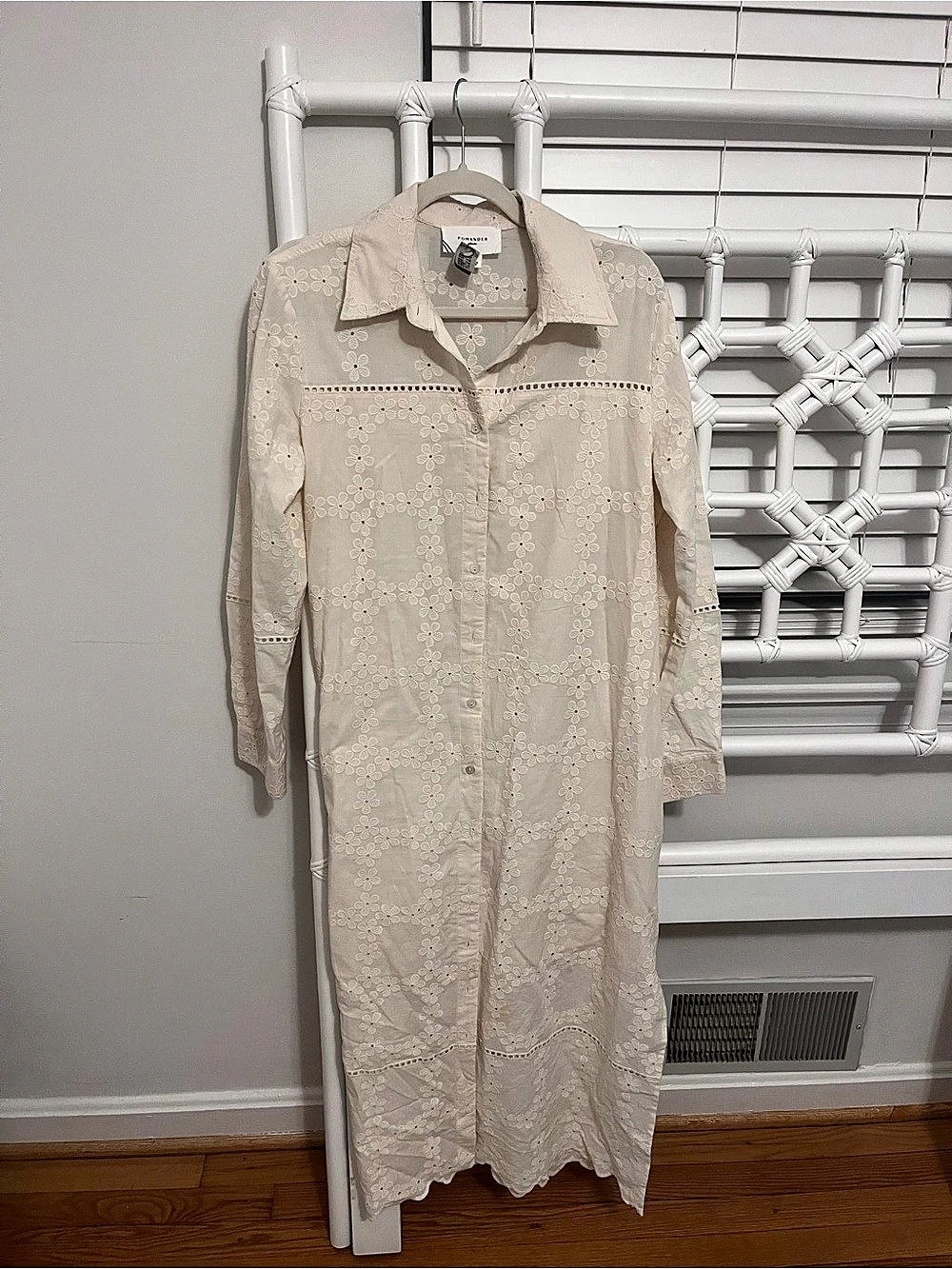 Tuckernuck Pomander Place Ivory Eyelet Griffin Dress